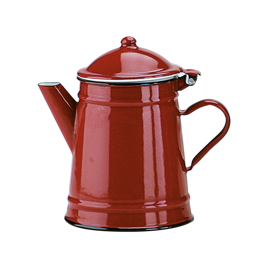 cafetera italiana toscana azul y madera 3/6 con reductor