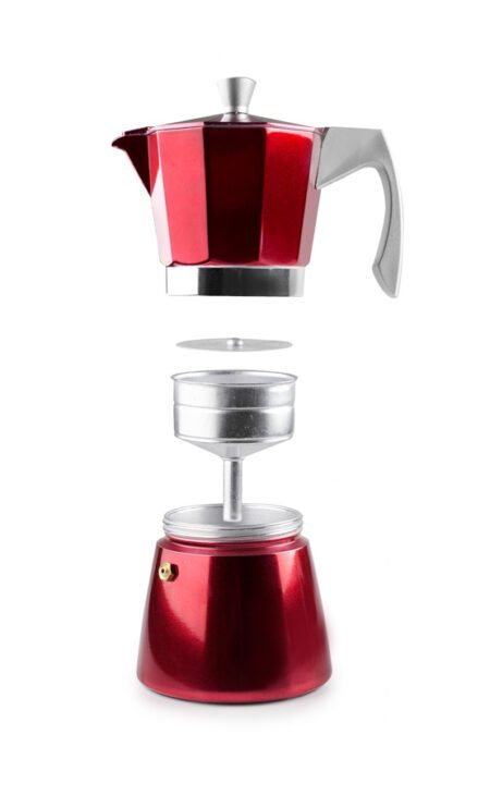 Cafetière Express Evva Rouge