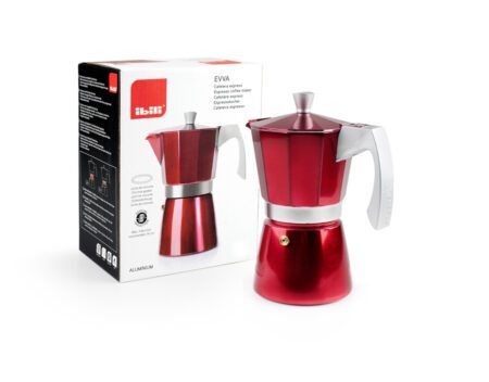 Cafetière Express Evva Rouge