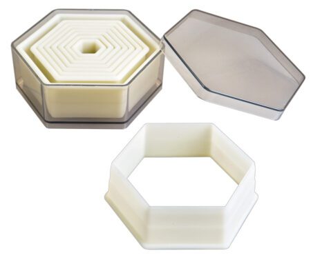 Emporte-Pièce Hexagone Lisse (9 pcs)