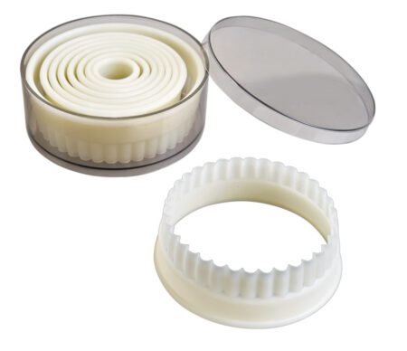 Emporte-Pièce Rond Dentelé (9 pcs)