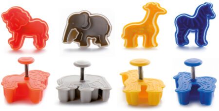 Emporte-Pièce avec Poussoir Safari (4 pcs)