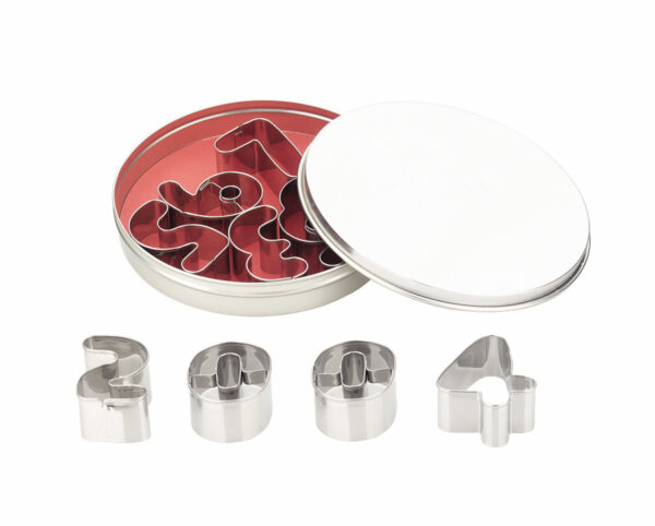 Emporte-Pièces Étamés Numéros Ibili