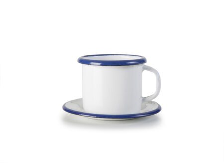 Tasse + Petite Assiette Vintage Blanca