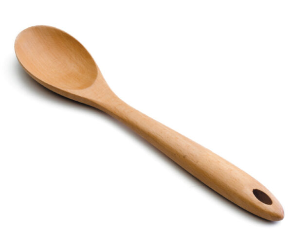 Cuillère Lisse en Bois de Hêtre 30 cm Lacor