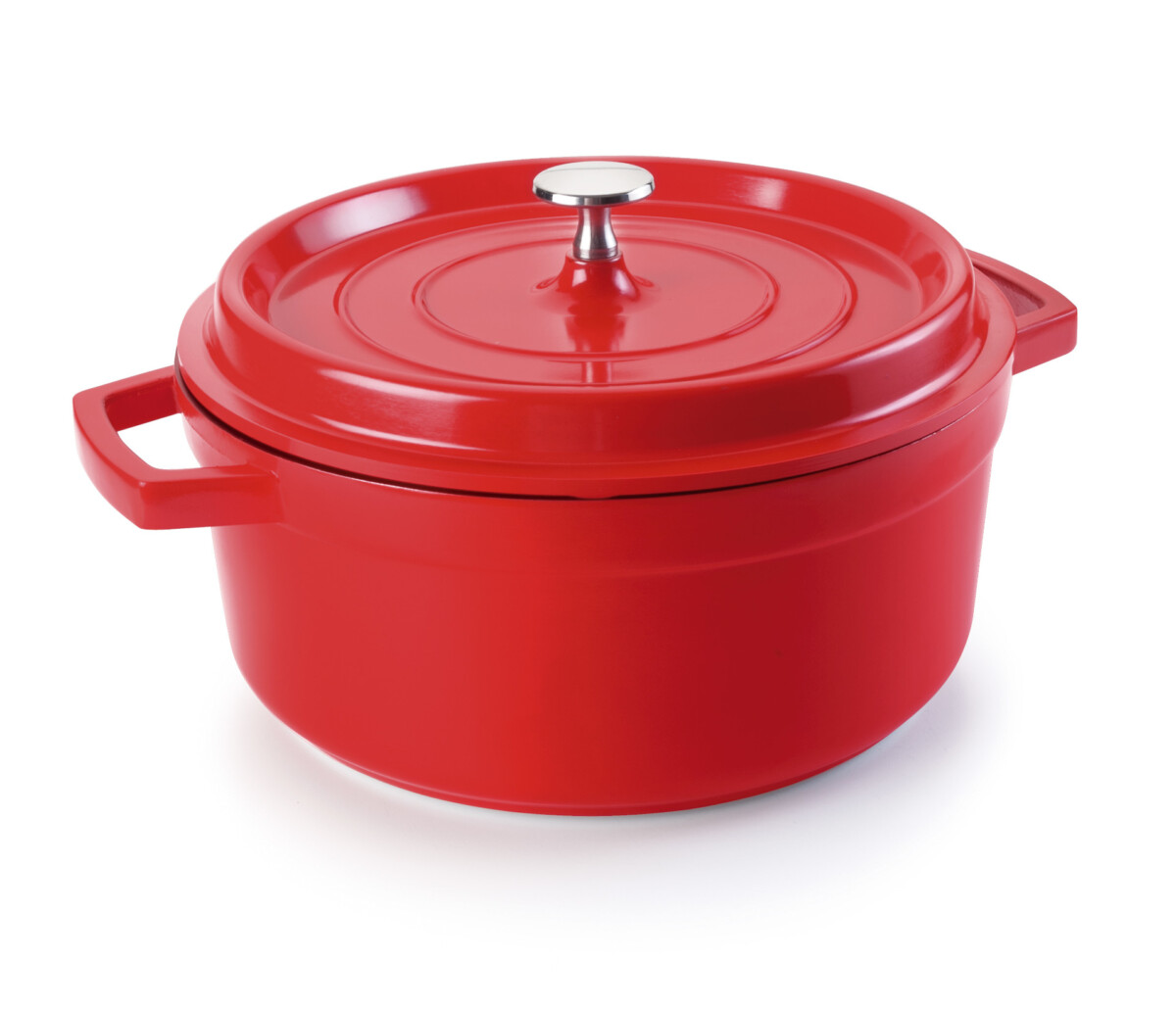 Faitout Rouge Aluminium Fondu 24 cm avec Couvercle Lacor Faitout Rouge Aluminium Fondu 24 cm avec Couvercle Lacor